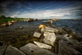 Rough Waters on the Shore of the St. Lawrence Seaw