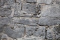 Rough weathered ancient mayan stone wall surface texture close up