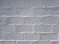 Rough white painted brick wall background Royalty Free Stock Photo