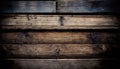 Rough wood planks texture background, old dark wooden wall in barn Royalty Free Stock Photo