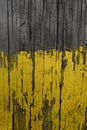 Rough wood texture yellow paint Royalty Free Stock Photo