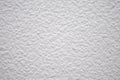 The rough, woolly surface of a white-painted wall Royalty Free Stock Photo