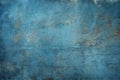 Rough and worn blue grunge surface, featuring captivating texture