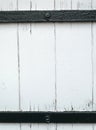 Rough Worn White Painted Wood Plank Background Framed Black Bars