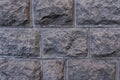 Granite brick wall Royalty Free Stock Photo