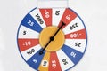 Roulette fortune spinning wheel flat icon casino money games or board game - bankrupt or lucky element. Fortune, wheel Royalty Free Stock Photo