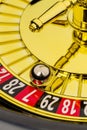 Roulette gambling in the casino