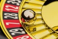 Roulette gambling in casino