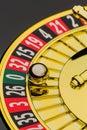 Roulette gambling in the casino