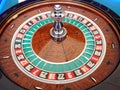 Roulette spinning wheel Royalty Free Stock Photo