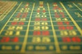 Roulette table