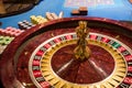 Roulette table in the casino Royalty Free Stock Photo