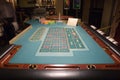Roulette table close-up