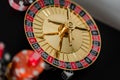 Roulette wheel gambling in a casino. Royalty Free Stock Photo