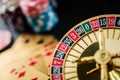 Roulette wheel gambling in a casino. Royalty Free Stock Photo