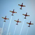 Roulettes in formation Royalty Free Stock Photo