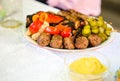 Roumanian barbecue Royalty Free Stock Photo