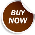 Buy now vector sticker Royalty Free Stock Photo