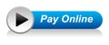 Pay online button icon Royalty Free Stock Photo