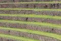 Round agricultural terraces of Incas in Sacred Valley, Peru