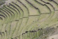 Round agricultural terraces of Incas in Sacred Valley, Peru
