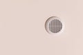 Air vent on beige ceiling Royalty Free Stock Photo