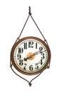 Round antique wall clock Royalty Free Stock Photo