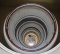 Round apartment stairway Royalty Free Stock Photo