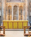 Round arches above an altar Royalty Free Stock Photo