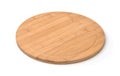 Round bamboo pizza board