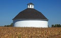 Round barn outside medora, indiana