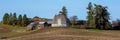 Round Barn that is part of an Eastern Washington farm