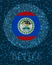 Round Belize badge.