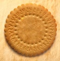 Round biscuit