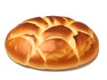 round bread with sesame seeds, Ai Generated