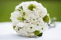 Round bridal bouquet