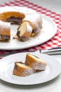 round cake called babovka in Czech Royalty Free Stock Photo