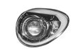 Round car headlight isolate Royalty Free Stock Photo