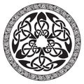 Round Celtic Design Royalty Free Stock Photo