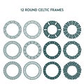 Round Celtic Frames