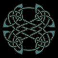 Round Celtic, Scandinavian Design, celtic pattern Royalty Free Stock Photo