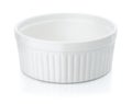 Round ceramic baking dish