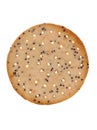 Round cheese cracker biscuit Royalty Free Stock Photo