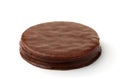 Round chocolate cookie