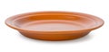 Round clay plate