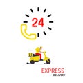 Round the clock delivery service. Express delivery to home and office.