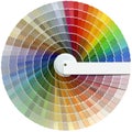 Round Color Tones Swatch Cutout Royalty Free Stock Photo