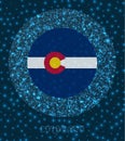 Round Colorado badge.