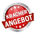 Button with Banner Kracherangebot