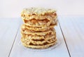 Round corn cakes Royalty Free Stock Photo